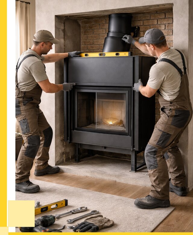 Установка каминных топок в Сибае под ключ от 18497 р. | ЭриданСба