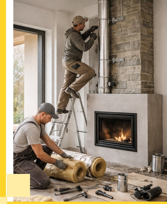 Монтаж дымоходов для каминов в Сибае от 15414 р. ЭриданСба