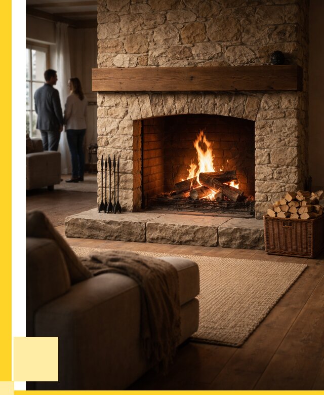 Открытые камины под ключ в Сибае от 154140 р. ЭриданСба