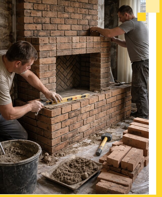 Изготовление и установка кирпичных каминов в Сибае