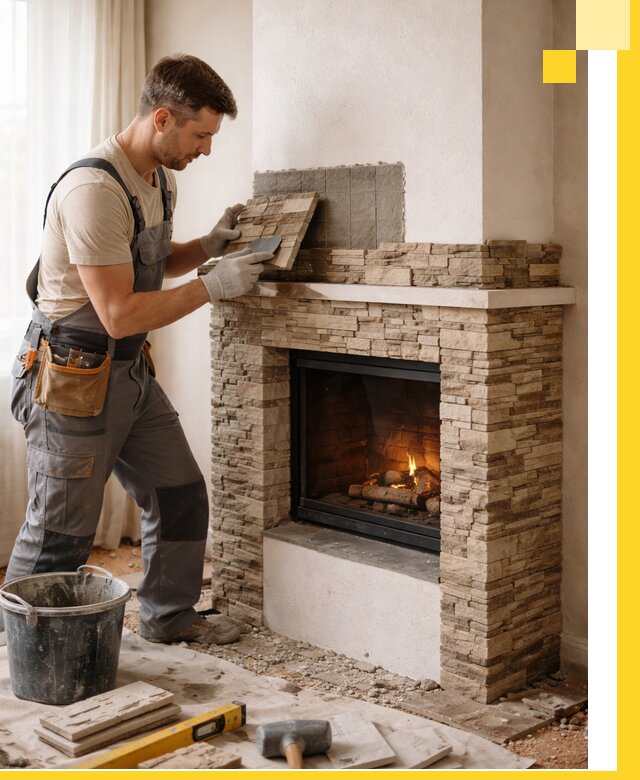 Изготовление и монтаж каминов для дома под ключ в Сибае