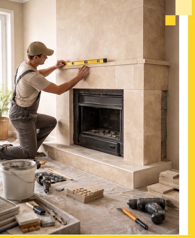 Установка и монтаж каминов в частном доме под ключ в Сибае