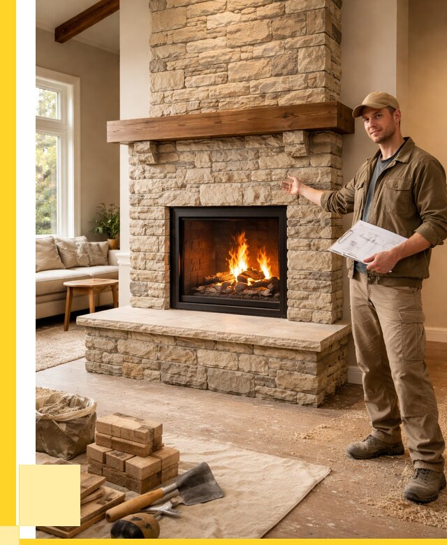 Камины под ключ в Сибае от 184968 р. | ЭриданСба — установка