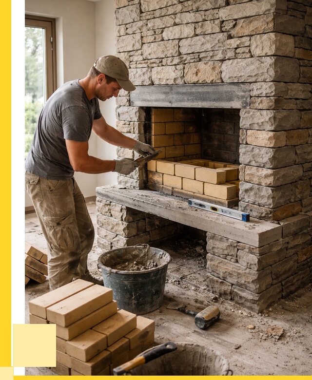 Кладка каминов и камина в Сибае от 25690 р. ЭриданСба