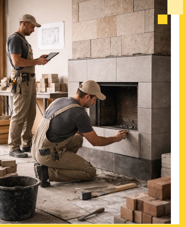 Индивидуальные проекты каминов и каминных систем в Сибае