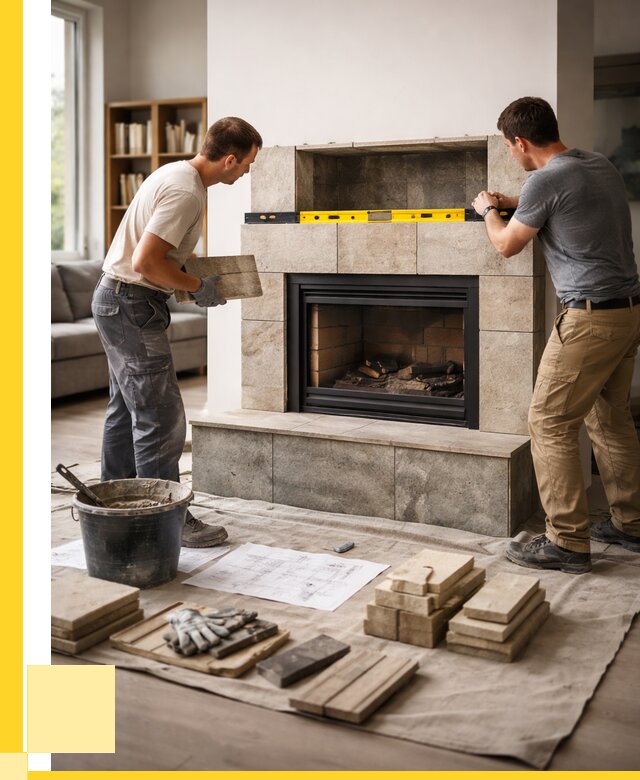 Монтаж каминов и установка в Сибае от 46242 р. | ЭриданСба