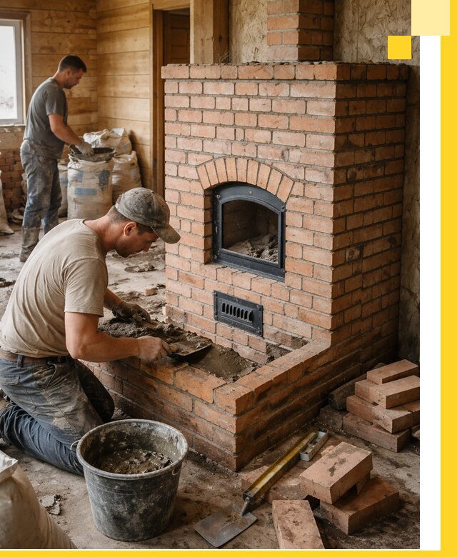 Профессиональное строительство печей в Сибае под ключ