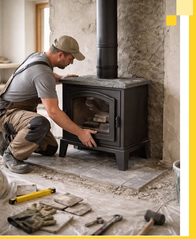 Профессиональный монтаж печей и каминов в Сибае под ключ