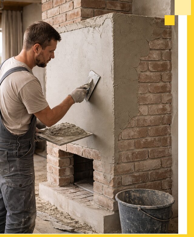 Отделка печей и облицовка каминов в Сибае под ключ