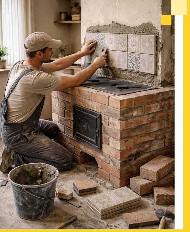 Печи с плитой на заказ монтаж гарантия и сервис в Сибае