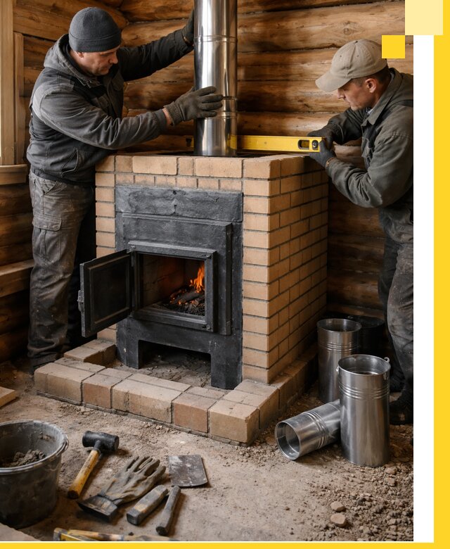 Проектирование, изготовление и установка банных печей в Сибае