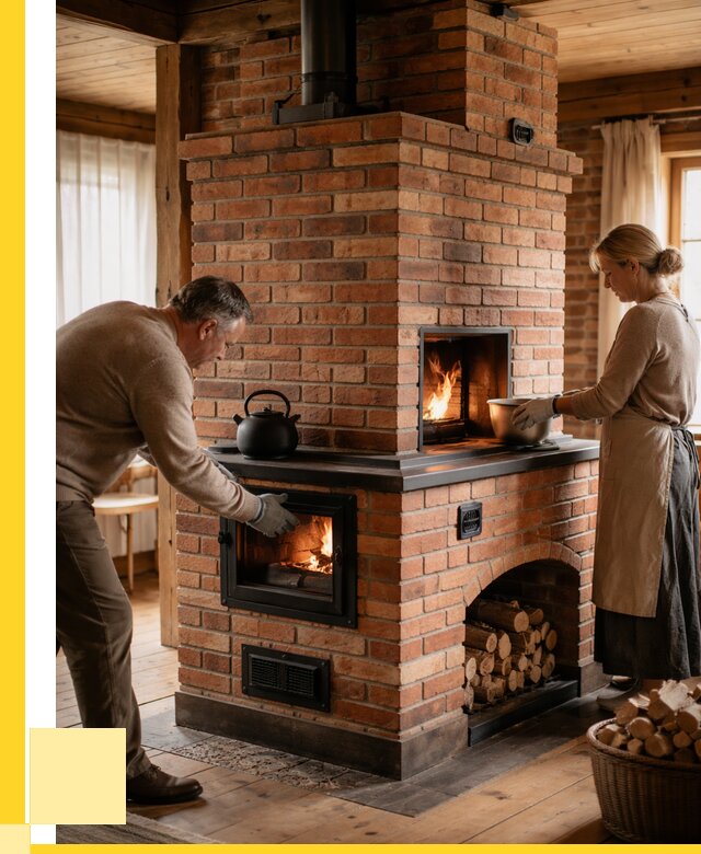 Печи для загородного дома под ключ в Сибае от 82208 р. | ЭриданСба