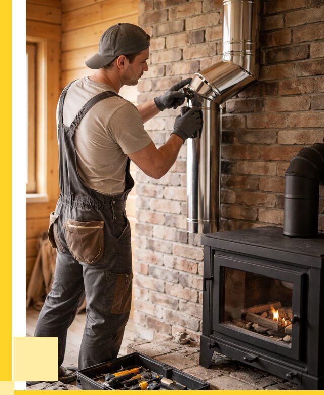 Монтаж дымоходов для печей в Сибае от 7707 р. | ЭриданСба