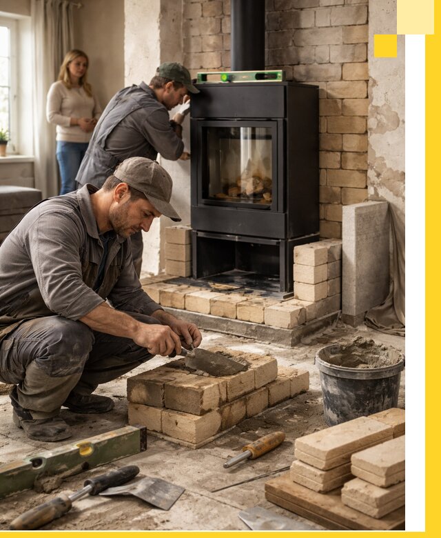 Печи и камины под ключ: проект, установка в Сибае