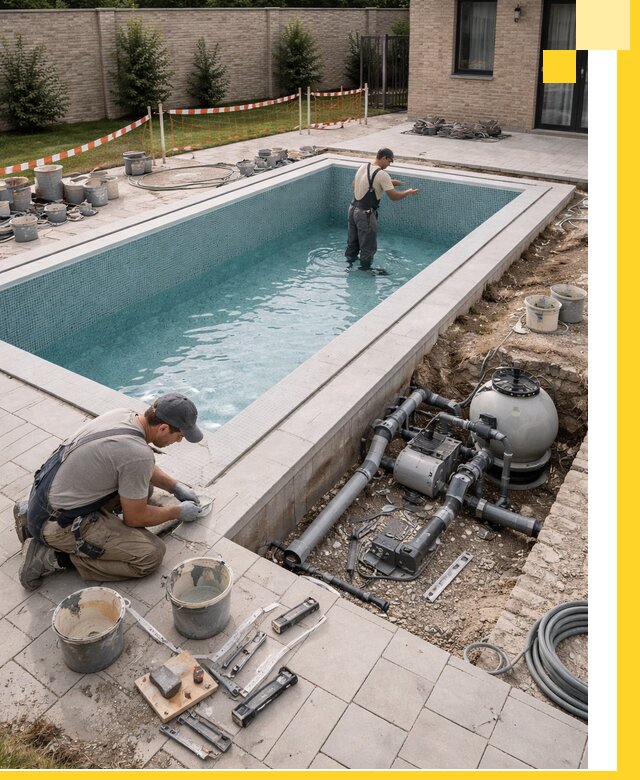 Строительство бассейнов под ключ в Сибае: проекты и монтаж