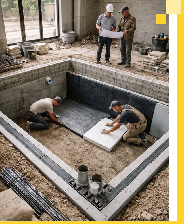 Проекты частных и общественных бассейнов под ключ в Сибае