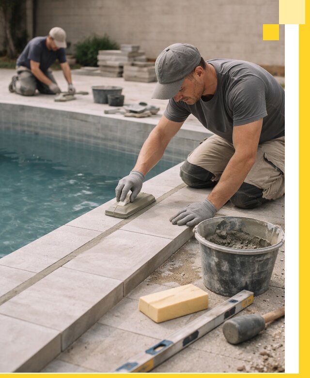 Отделка бассейнов в Сибае: декоративная отделка и гидроизоляция