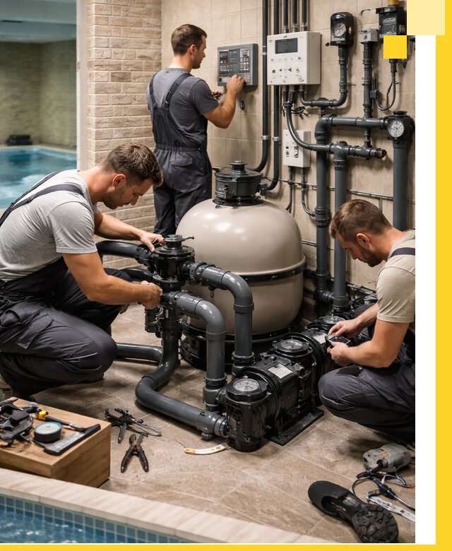 Комплексное оборудование для бассейнов под ключ в Сибае