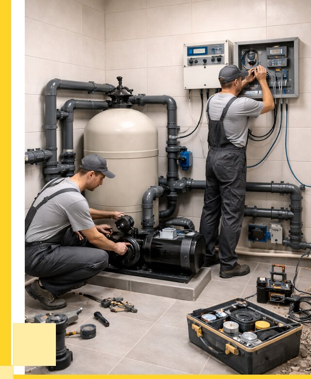 Монтаж оборудования для бассейнов в Сибае от 41104 р. | ЭриданСба