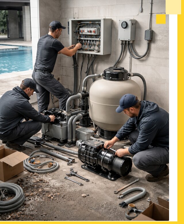 Профессиональный монтаж оборудования для бассейнов в Сибае