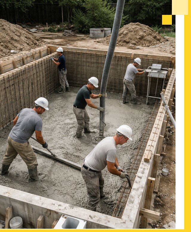 Строительство бетонных бассейнов под ключ в Сибае