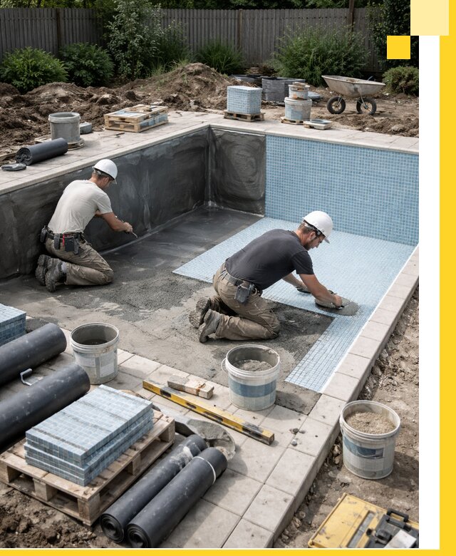 Проектирование и строительство стационарных бассейнов в Сибае