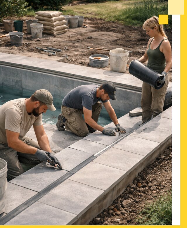 Строительство и монтаж уличных бассейнов под ключ в Сибае