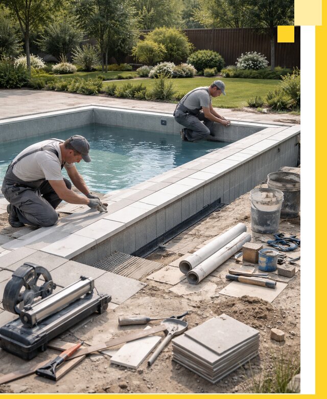 Строительство открытых бассейнов под ключ в Сибае профессионально