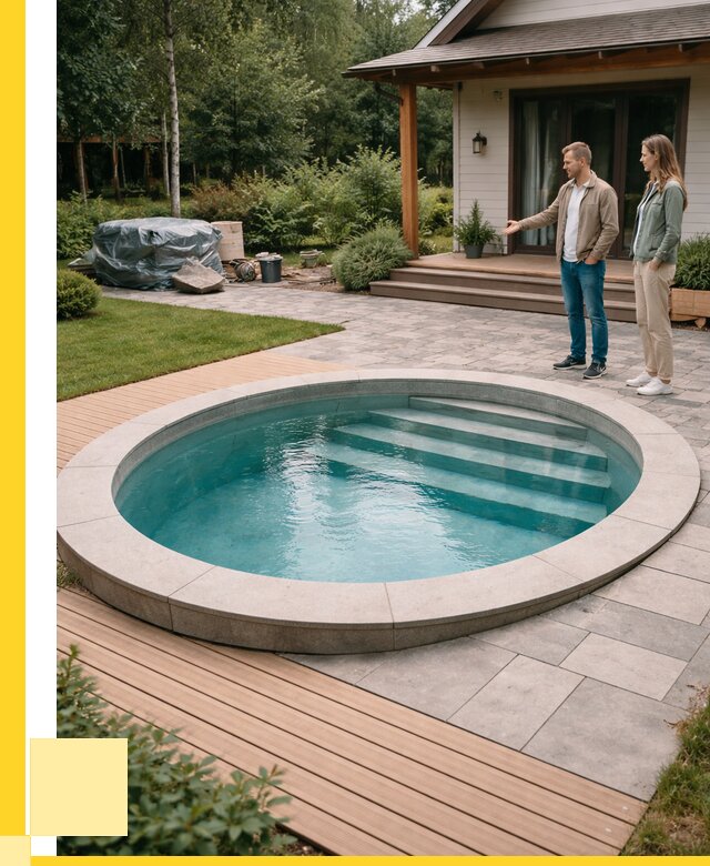 Бассейн на даче под ключ в Сибае от 205520 р., ЭриданСба