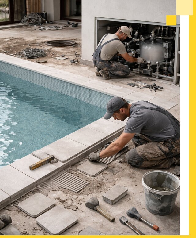 Строительство и монтаж бассейнов в коттедже в Сибае