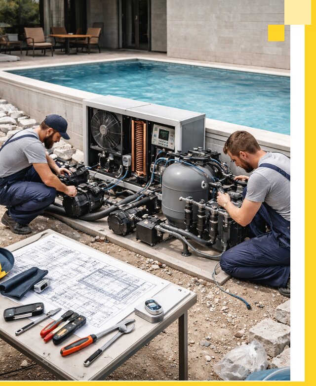 Проектирование и монтаж бассейнов с подогревом в Сибае