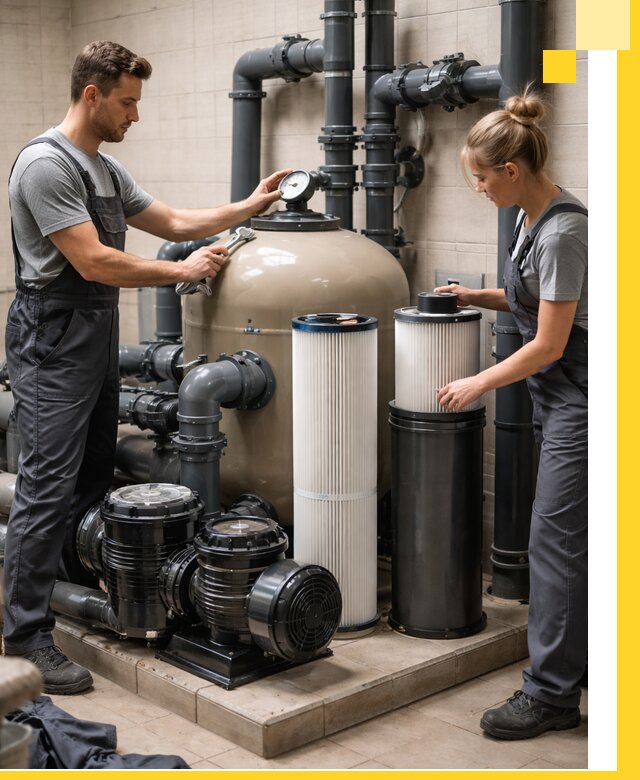 Фильтры и системы фильтрации для бассейнов в Сибае