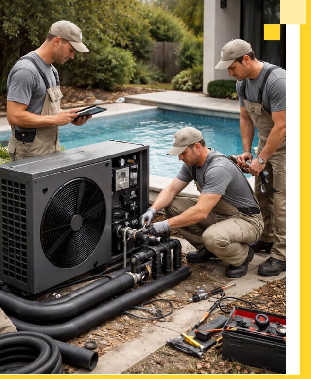 Проектирование и установка тепловых насосов для бассейнов в Сибае