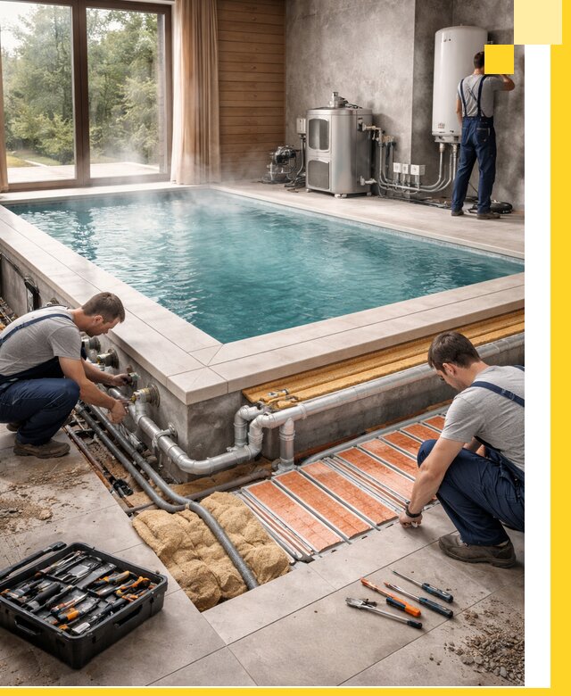 Проектирование и строительство тёплых бассейнов в Сибае