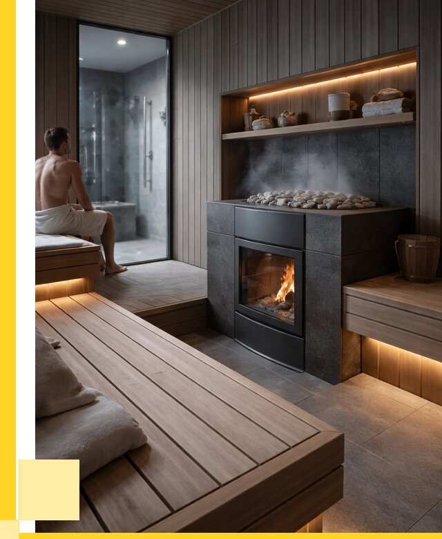 Проект сауны в частном доме в Сибае от 35966 р. | ЭриданСба