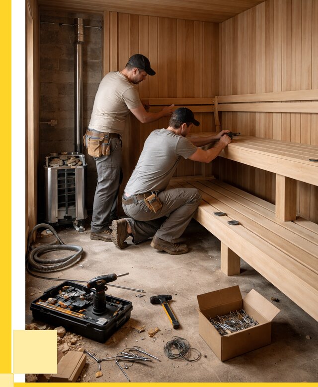 Монтаж саун под ключ в Сибае от 123312 р. | ЭриданСба