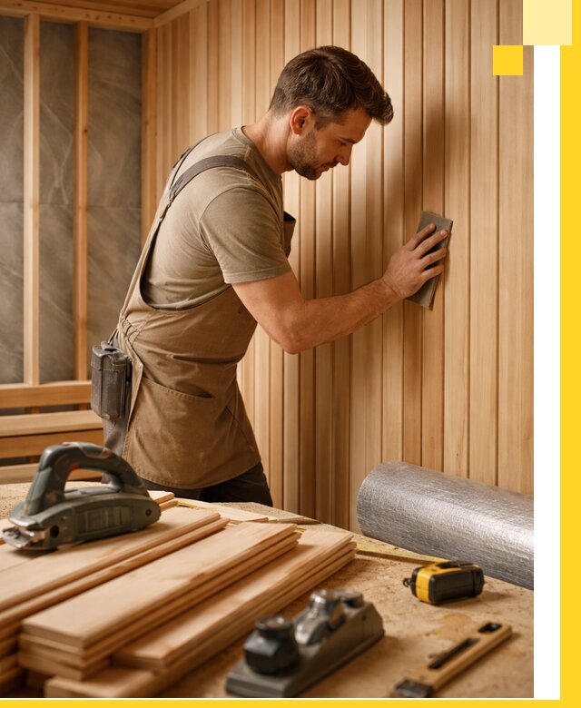 Профессиональная отделка саун и парных под ключ в Сибае