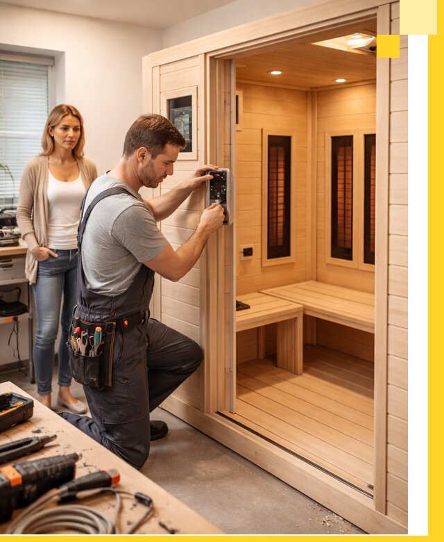 Инфракрасные сауны под ключ в Сибае продажа и установка