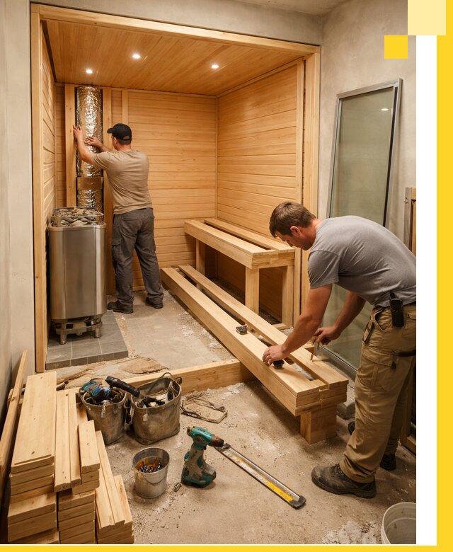 Проектирование и установка домашних саун под ключ в Сибае