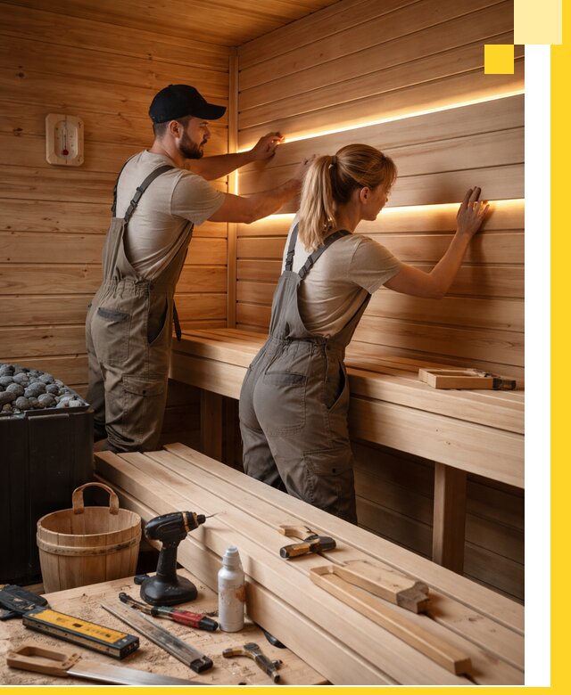 Дизайн саун и бань под ключ с индивидуальным проектом в Сибае