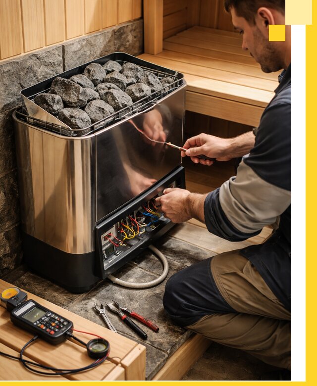 Продажа и установка электрокаменок для саун в Сибае