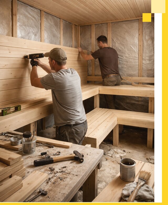 Профессиональная отделка бань и саун под ключ в Сибае