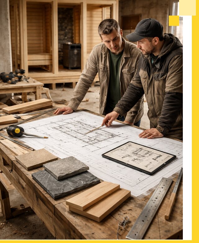 Проекты бань под ключ и планы строительства в Сибае