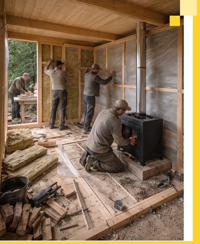 Профессиональный монтаж бань под ключ в Сибае для дома