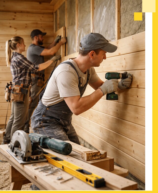 Обшивка бань под ключ в Сибае: отделка стен и потолков