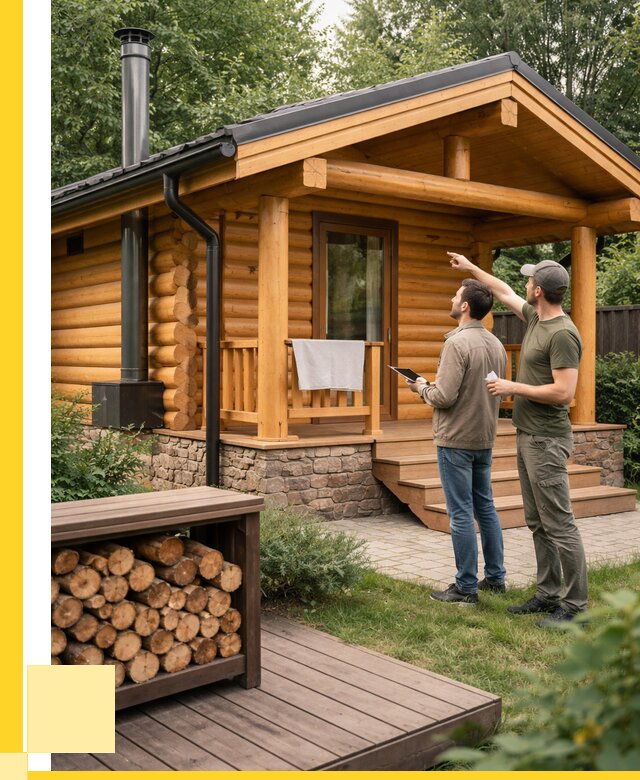 Бани для дачи под ключ в Сибае от 256900 р. | ЭриданСба