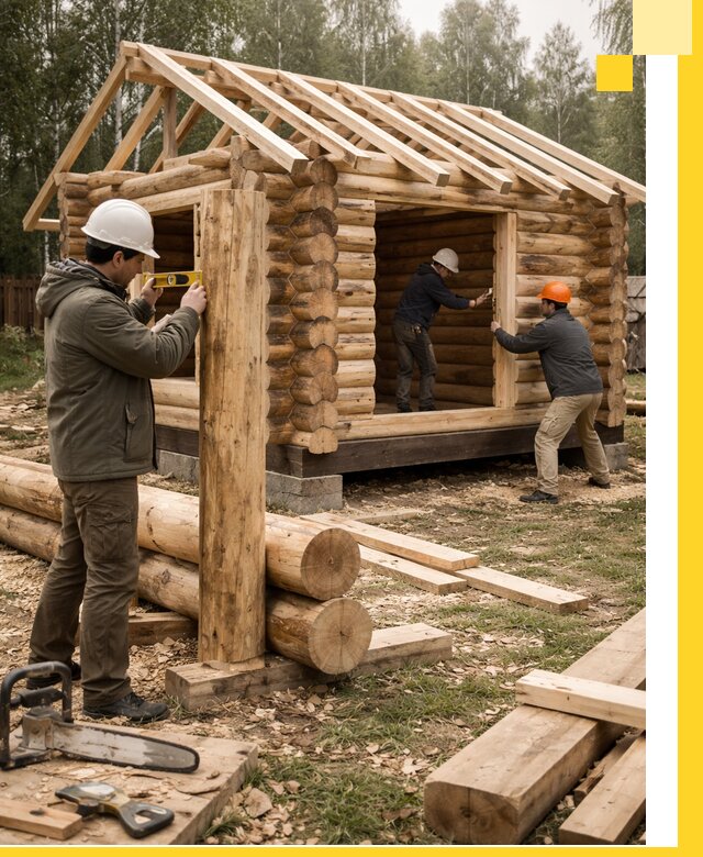 Строительство бань для дачи под ключ в Сибае с доставкой и монтажом