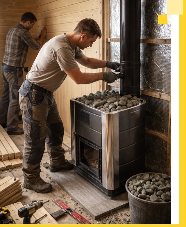 Проектирование и строительство парилок для бани в Сибае под ключ