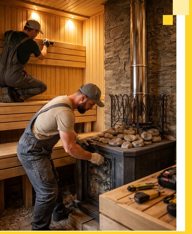 Комплексный дизайн бань, саун и зон отдыха в Сибае