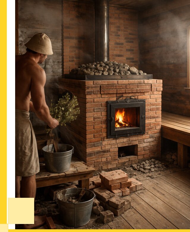 Кирпичные банные печи в Сибае от 92484 р. | ЭриданСба